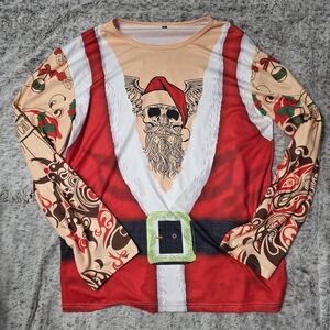 Santa Claus Graphic Long Sleeve Tee